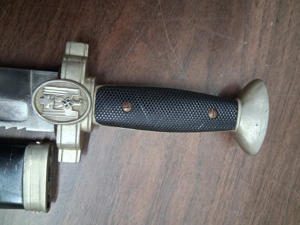 WW2 GERMAN RED CROSS DAGGER & SCABBARD-img-2