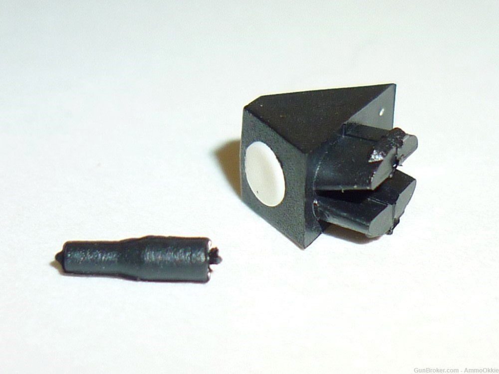 1ct - PINNED FRONT SIGHT - Glock Gen 1 OEM 1980s Generation One Staked On -img-2