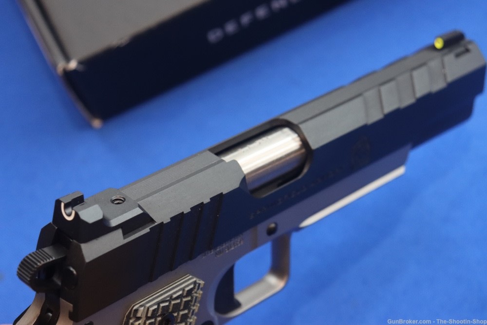Springfield Armory Model Emissary 1911 Pistol 9MM 5" Stainless 2-TONE RAIL-img-16