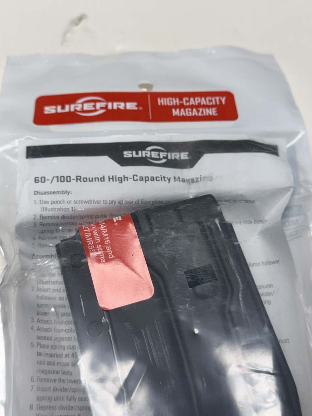 Surefire 60 round AR magazine NOS New In Packaging-img-2