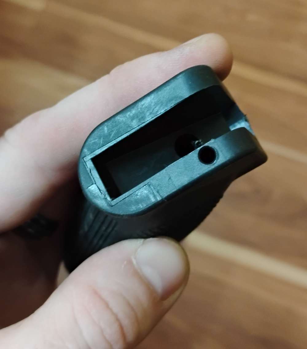 AR-15 Standard A2 Style Black Polymer Grip - Less Hardware -img-2