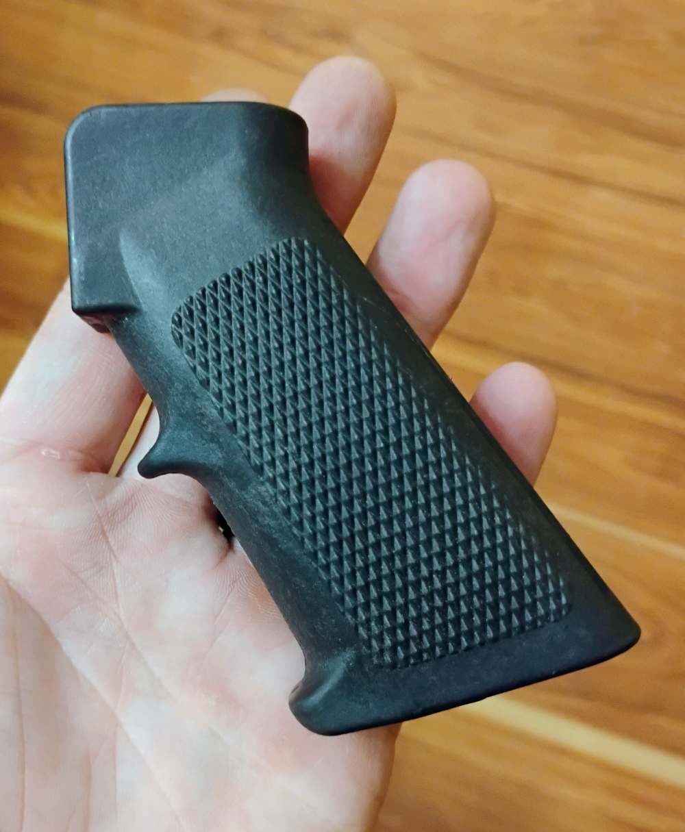AR-15 Standard A2 Style Black Polymer Grip - Less Hardware -img-0