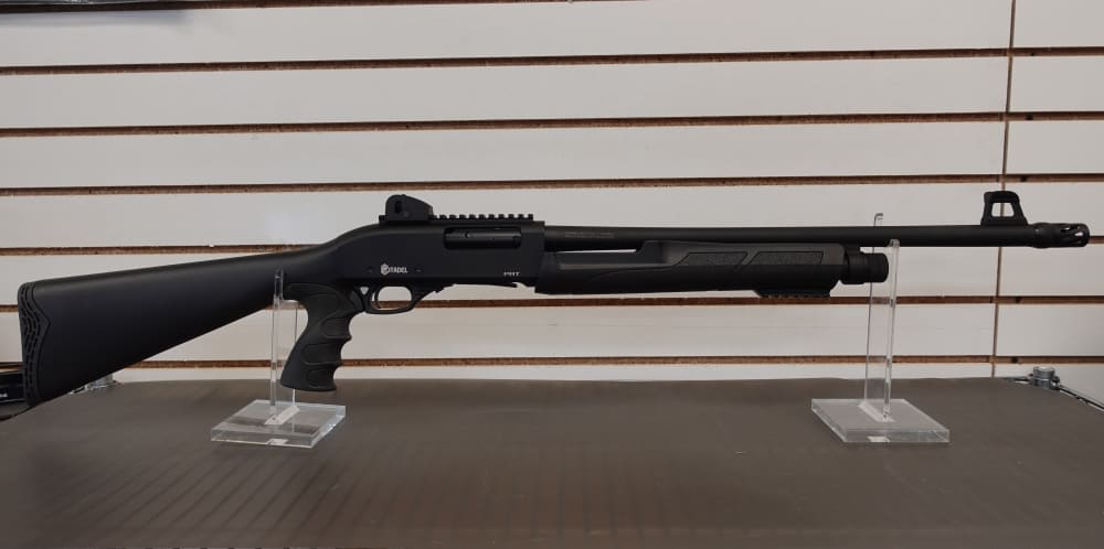 Citadel PAT 12Gauge Pump-Action Shotgun Ghost Ring Sights and Picatini Rail-img-0