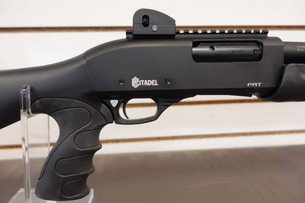 Citadel PAT 12Gauge Pump-Action Shotgun Ghost Ring Sights and Picatini Rail-img-2