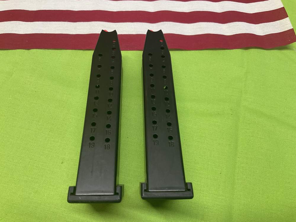 CZ P-10 F or P-09 Magazines-  9mm - 19 Rounds- Set of 2  - Brand New -img-2