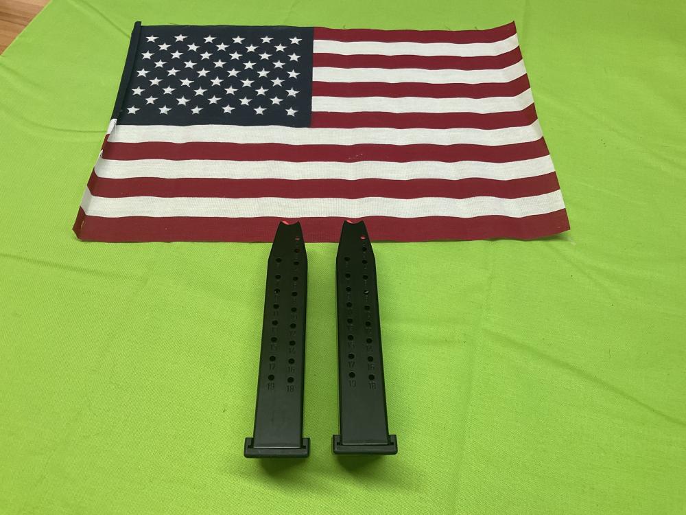 CZ P-10 F or P-09 Magazines-  9mm - 19 Rounds- Set of 2  - Brand New -img-1