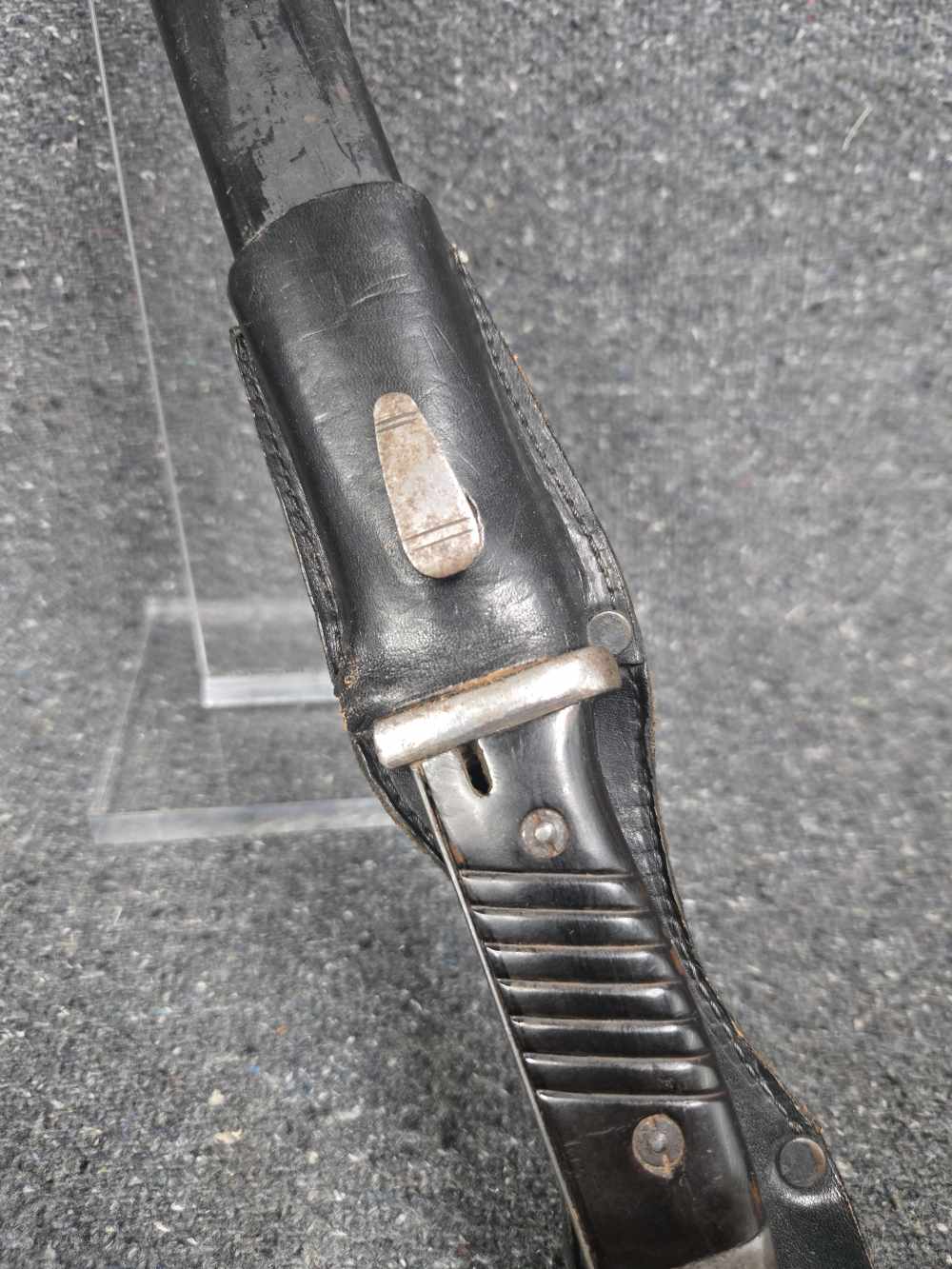 Post-War Etched WWII K98k Bayonet w/ SS Motto and 1st Waffen SS Division-img-10
