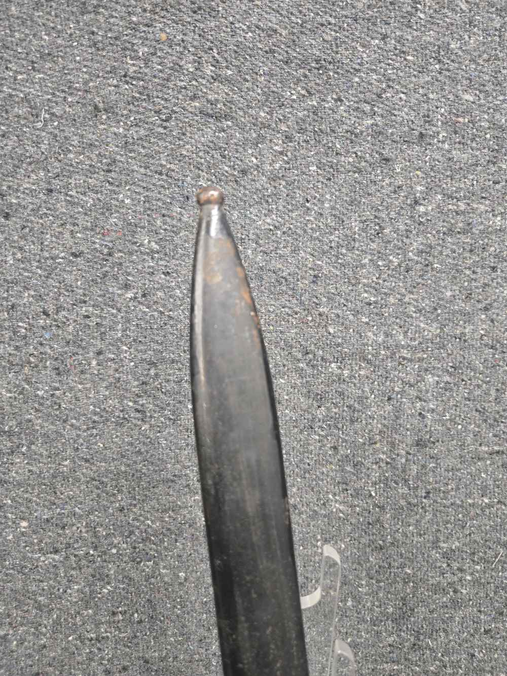 Post-War Etched WWII K98k Bayonet w/ SS Motto and 1st Waffen SS Division-img-1