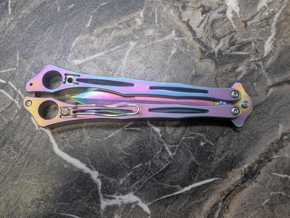 Spyderco Spyderfly Butterfly Pocket Knife B01PRB Rainbow-img-6