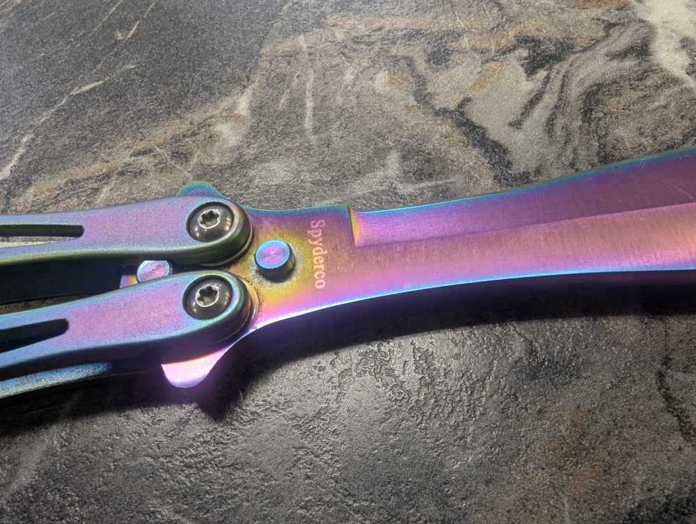 Spyderco Spyderfly Butterfly Pocket Knife B01PRB Rainbow-img-21