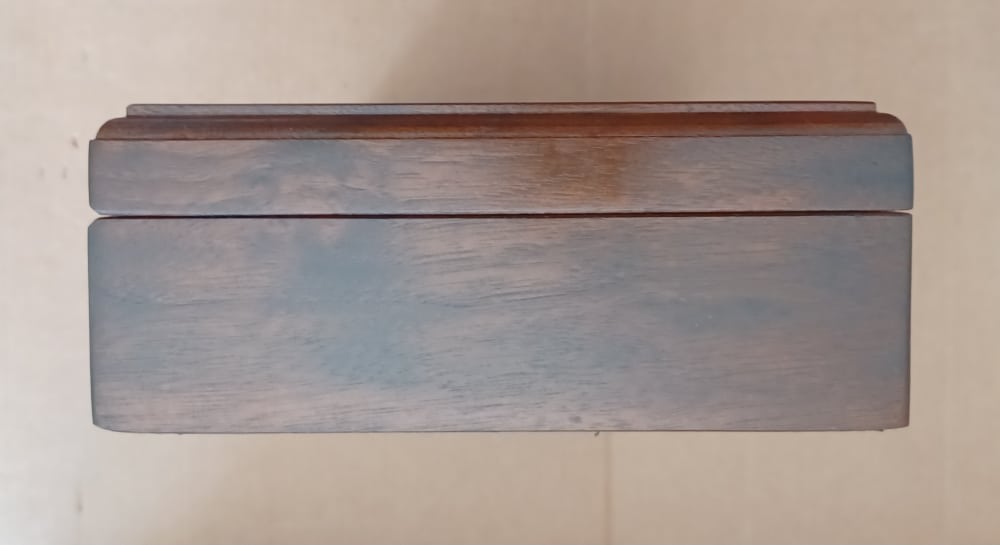 Walnut & Glass Top Presentation Display Case-img-4