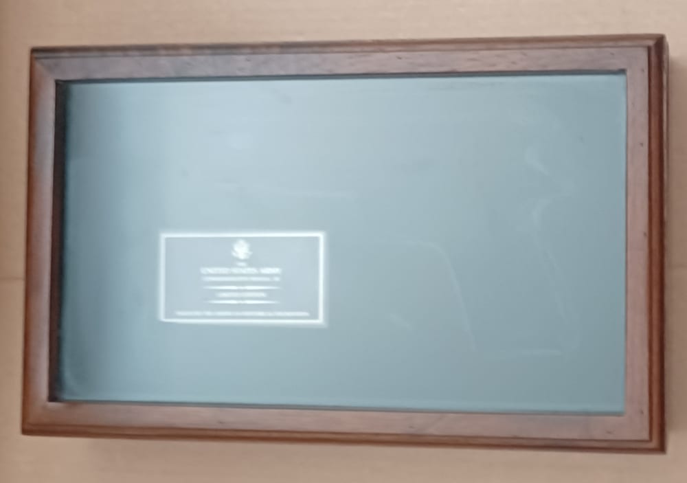 Walnut & Glass Top Presentation Display Case-img-5