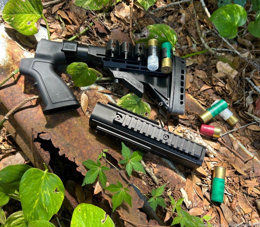 12 Gauge Remington 870 Pistol Grip Tactical Stock Set Pump Shotgun + FOREND-img-0