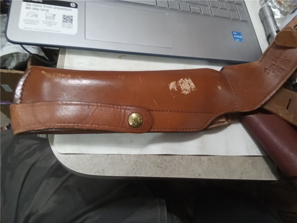 Don Hume SR 400 Shoulder Holster-brown leather-img-1