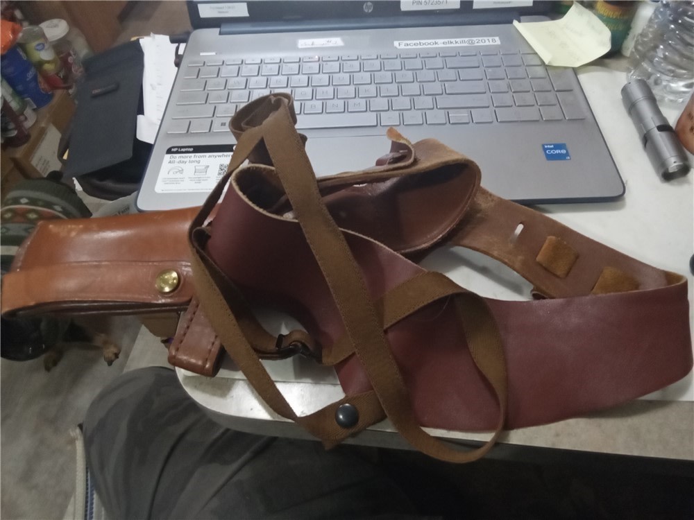 Don Hume SR 400 Shoulder Holster-brown leather-img-2