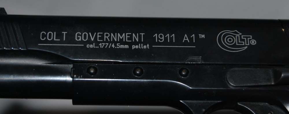 Colt Government Model 1911 A1 Repeating Air Pistol .177 Caliber w/ Box-img-4