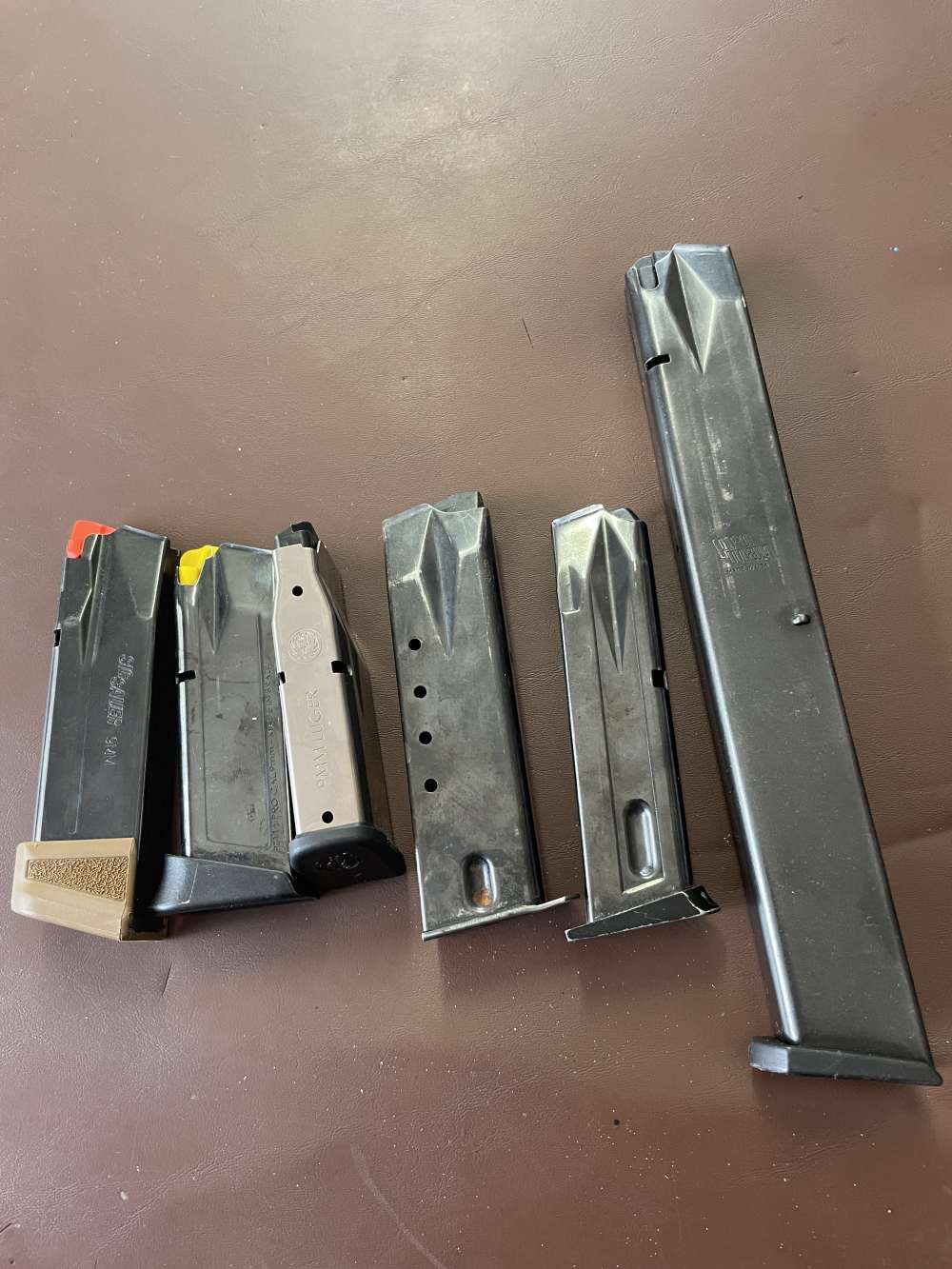 Assorted pistol magazines-img-0