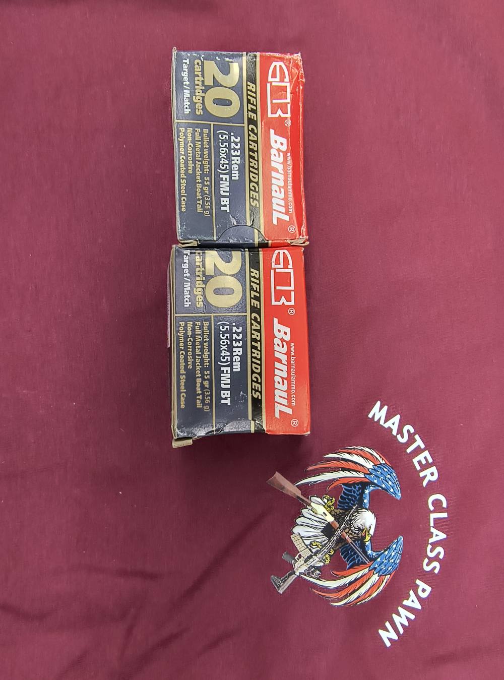 2 BOXES OF BARNAUL .223 REM FMJ BT 55 GR-img-2