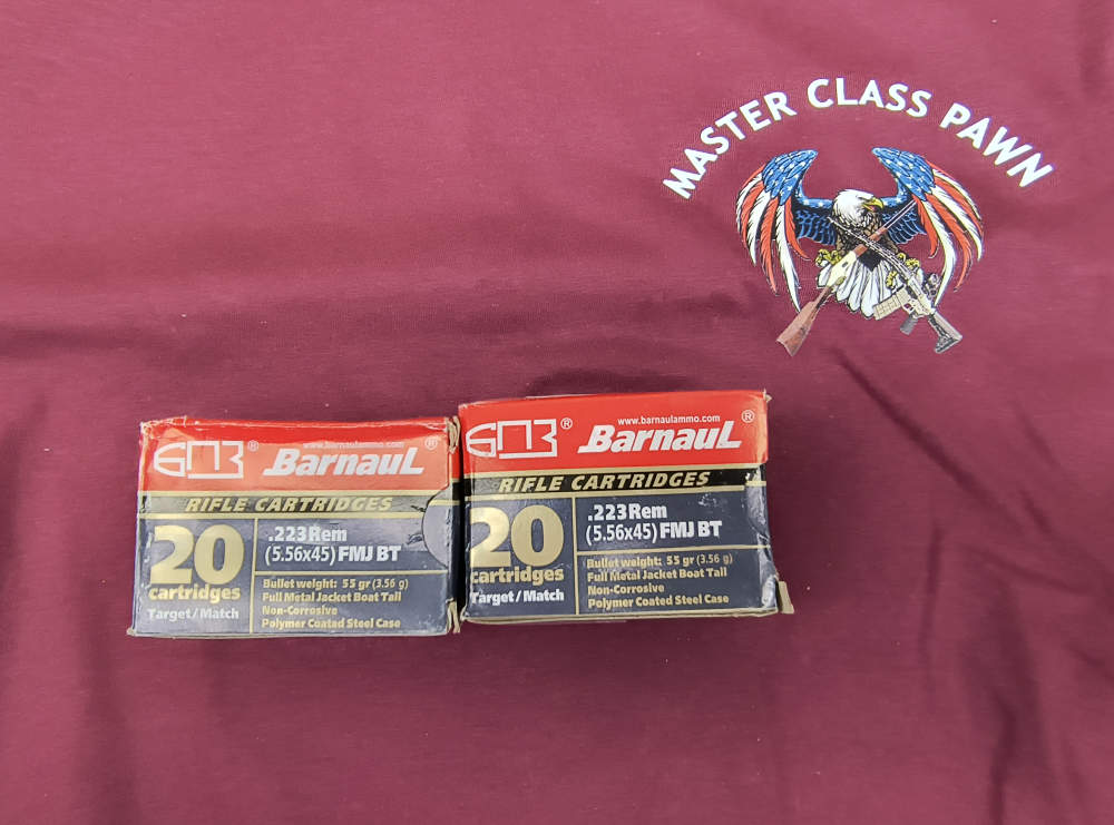 2 BOXES OF BARNAUL .223 REM FMJ BT 55 GR-img-0