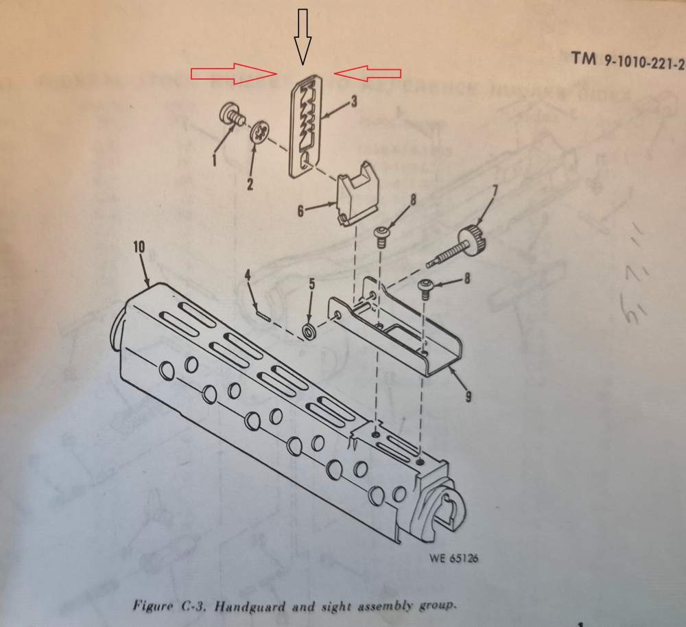 M203 Leaf Sight Blade for 40mm Grenade Launcher-img-5