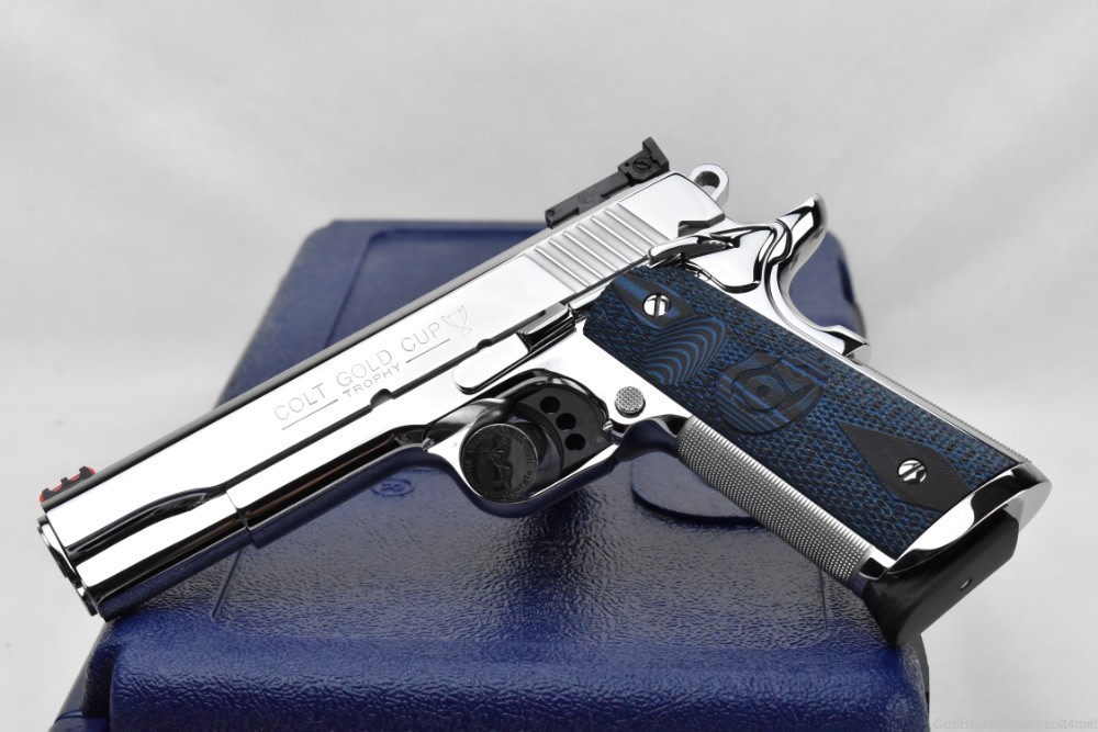 Bright Polished Colt Gold Cup Trophy .45 ACP National Match O5070XE - NEW  -img-18