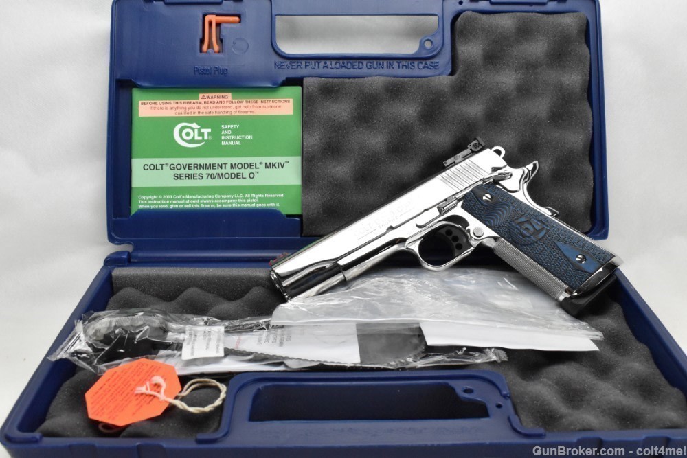 Bright Polished Colt Gold Cup Trophy .45 ACP National Match O5070XE - NEW  -img-16