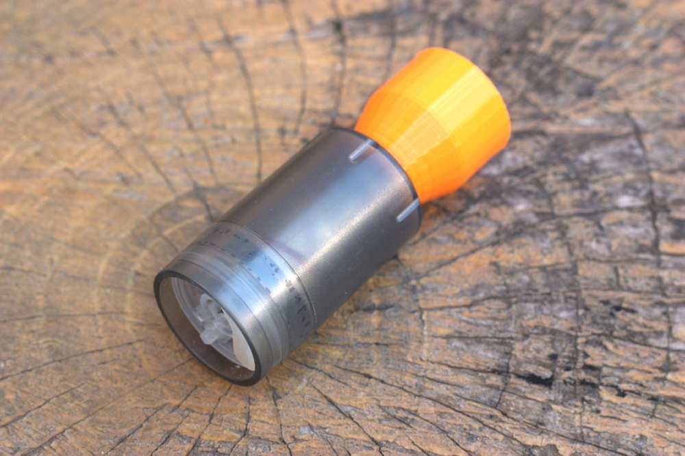 PS9 Glow in the Dark Tracer Unit (Gray) Type I for Nerf Pro GelFire Blaster-img-1