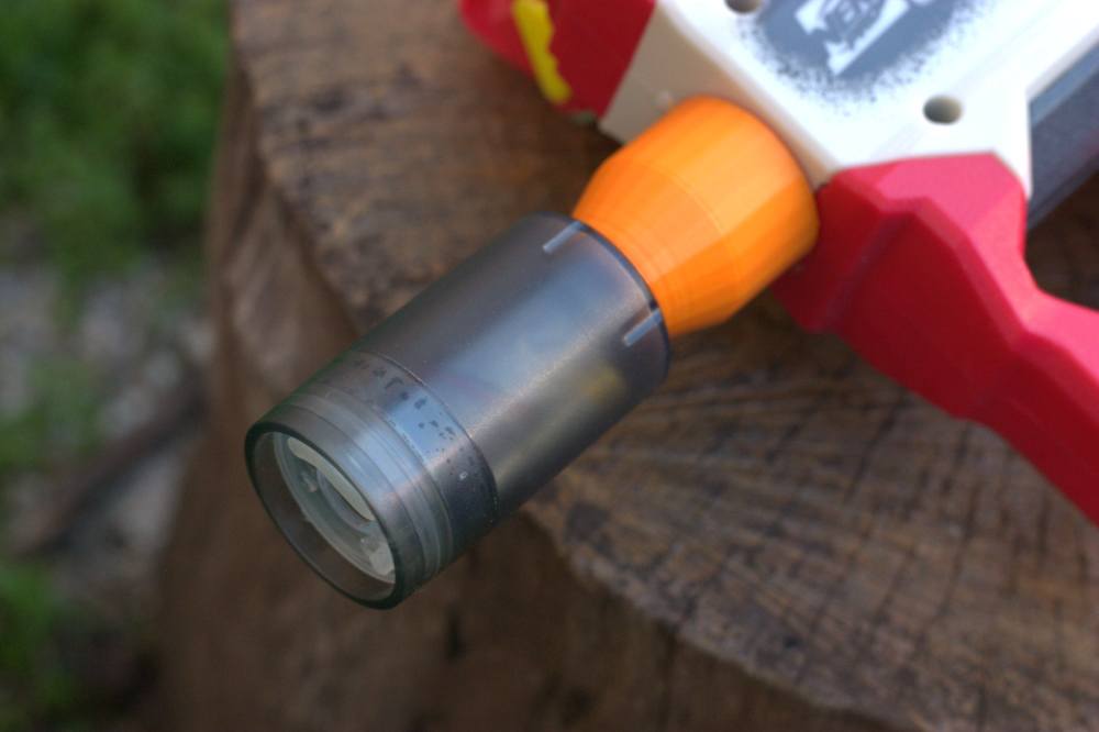 PS9 Glow in the Dark Tracer Unit (Gray) Type I for Nerf Pro GelFire Blaster-img-0