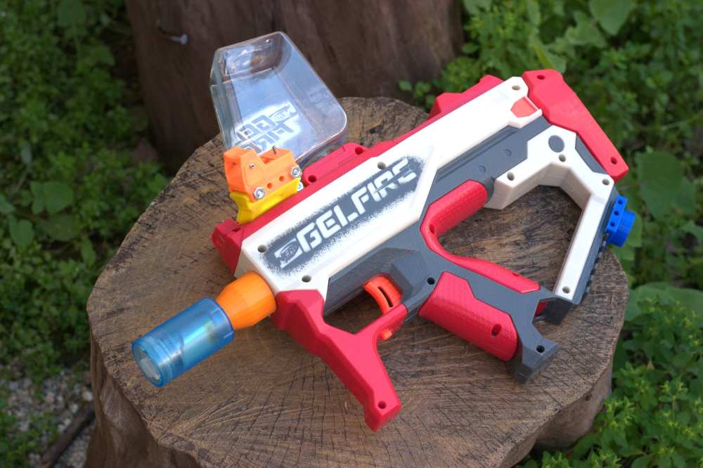 PS9 Glow in the Dark Tracer Unit (Blue) Type I for Nerf Pro GelFire Blaster-img-5