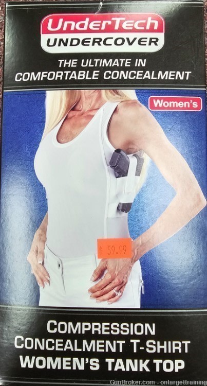 UNDERTECH UNDERCOVER WOMEN'S COMPRESSION CONCEALMENT TANK TOP, NUDE-img-0