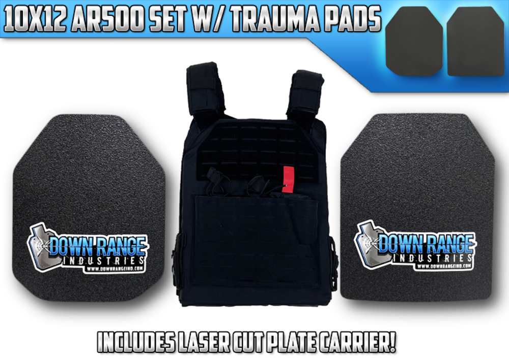10x12 Level III Body Armor Set Swimmer/SAPI w/ Plate Carrier-img-0