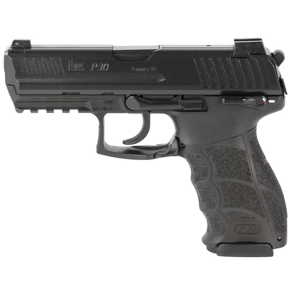 HK P30S V3 9mm 17rd/20rd Front Night Sight DA/SA w/ Manual Safety 81001102-img-0