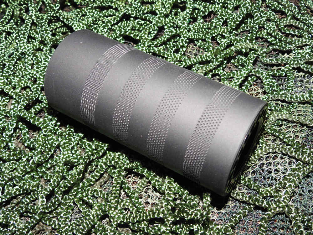 AR-15 MICRO ALUMINUM 4.25" Round Knurled Handguard w Barrel Nut MADE IN USA-img-0