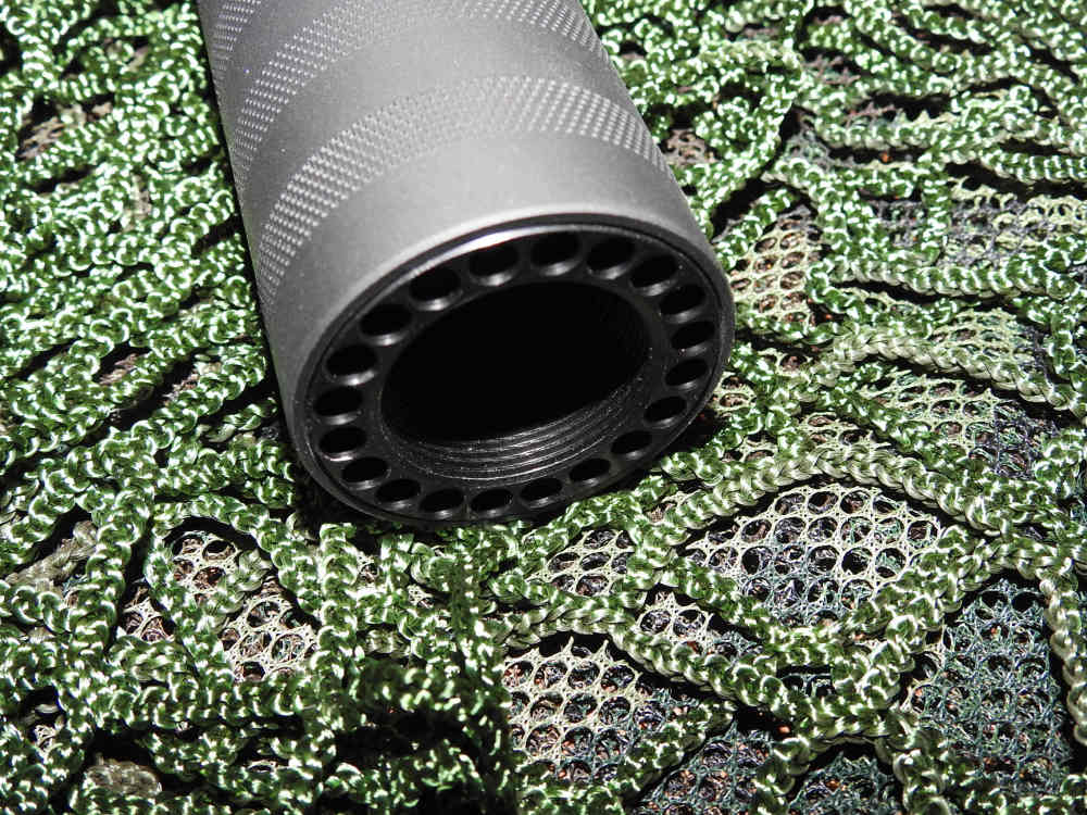 AR-15 MICRO ALUMINUM 4.25" Round Knurled Handguard w Barrel Nut MADE IN USA-img-1
