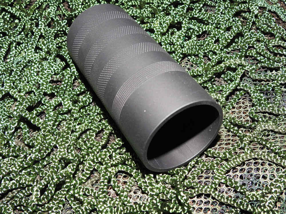 AR-15 MICRO ALUMINUM 4.25" Round Knurled Handguard w Barrel Nut MADE IN USA-img-2