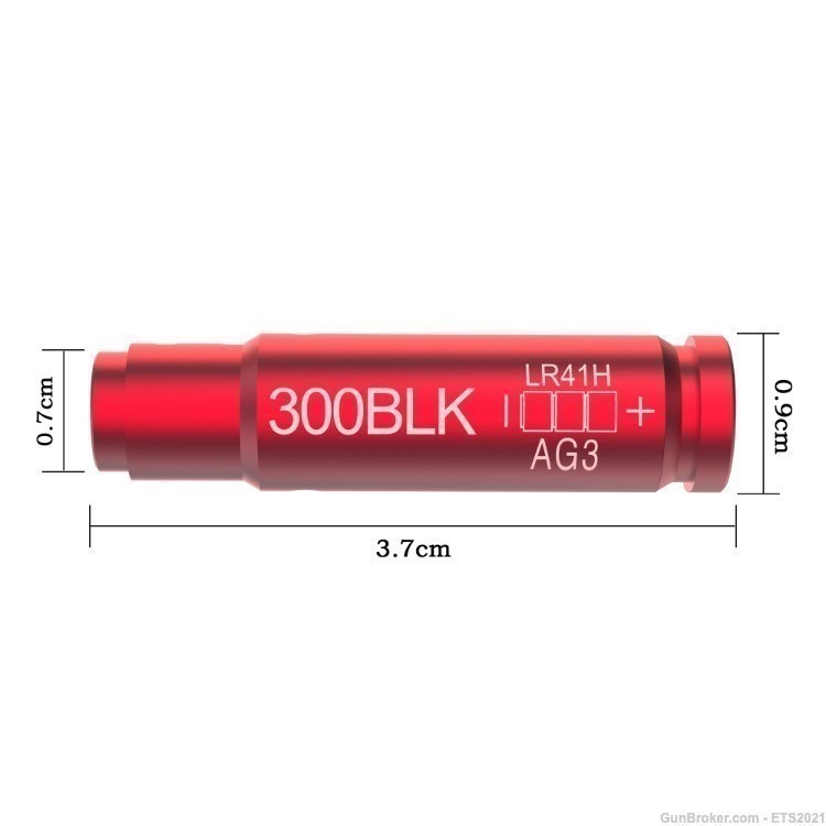 300BLK Blackout Boresight with Red Laser with batteries-img-3