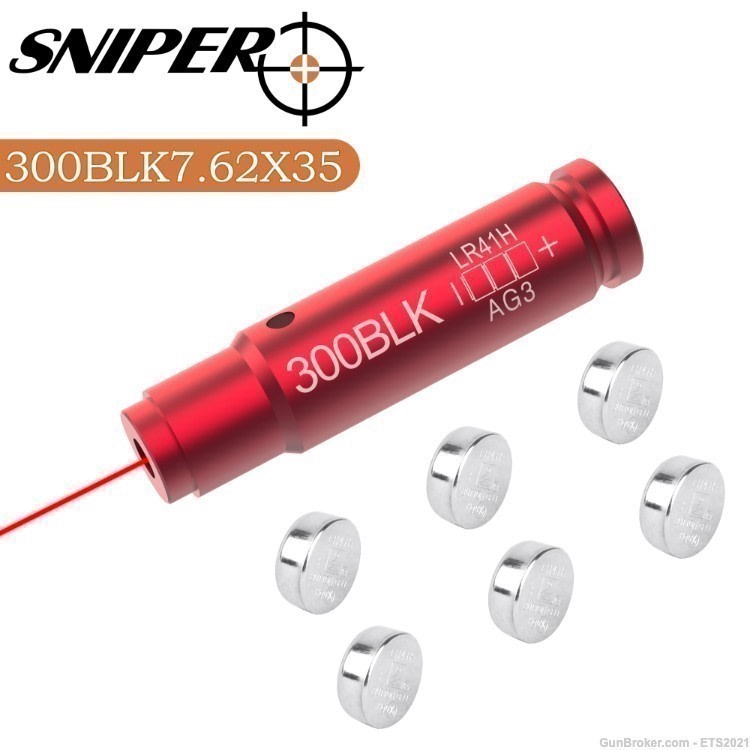 300BLK Blackout Boresight with Red Laser with batteries-img-0