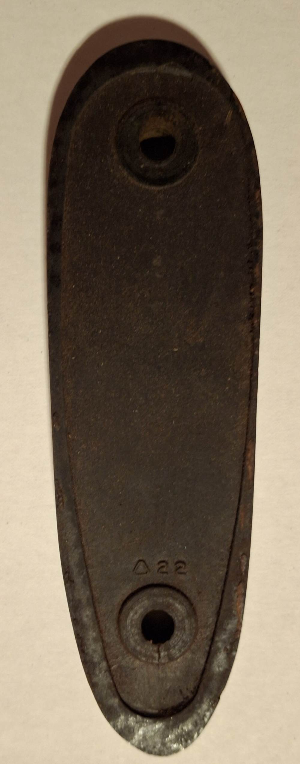 EARLY 1934 - 1935 Winchester Models 67, 68 Buttplate and Screws-img-1