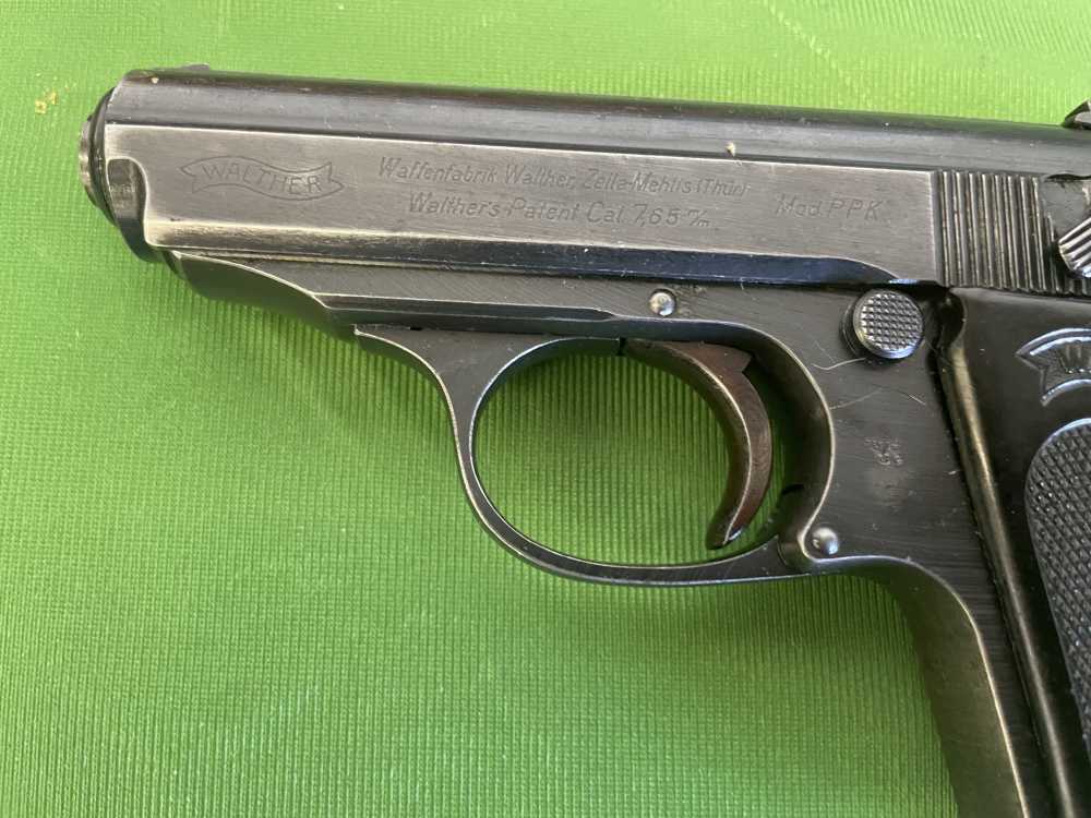 Walther Ppk war time eagle C, with holster. Like pp  Saurer Mauser -img-2
