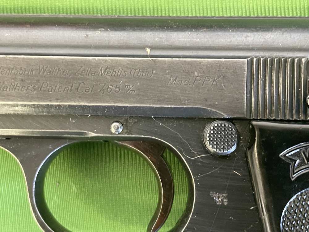 Walther Ppk war time eagle C, with holster. Like pp  Saurer Mauser -img-16