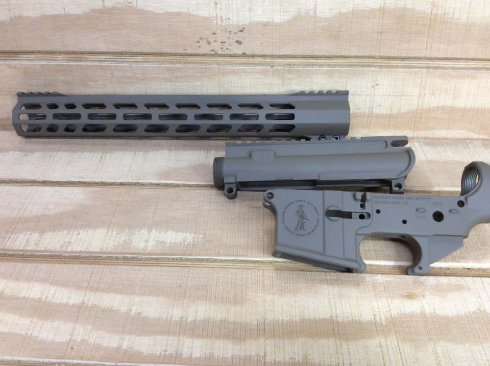 Patriot Arms & Supply AR-15 Builder's Set | 15" Handguard | FDE Cerakote-img-0