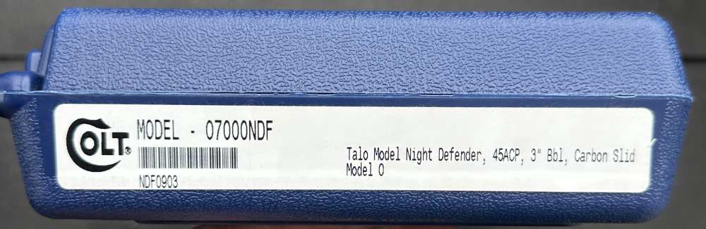 Limited Talo Colt Night Defender Lightweight .45 ACP, 2010-img-46
