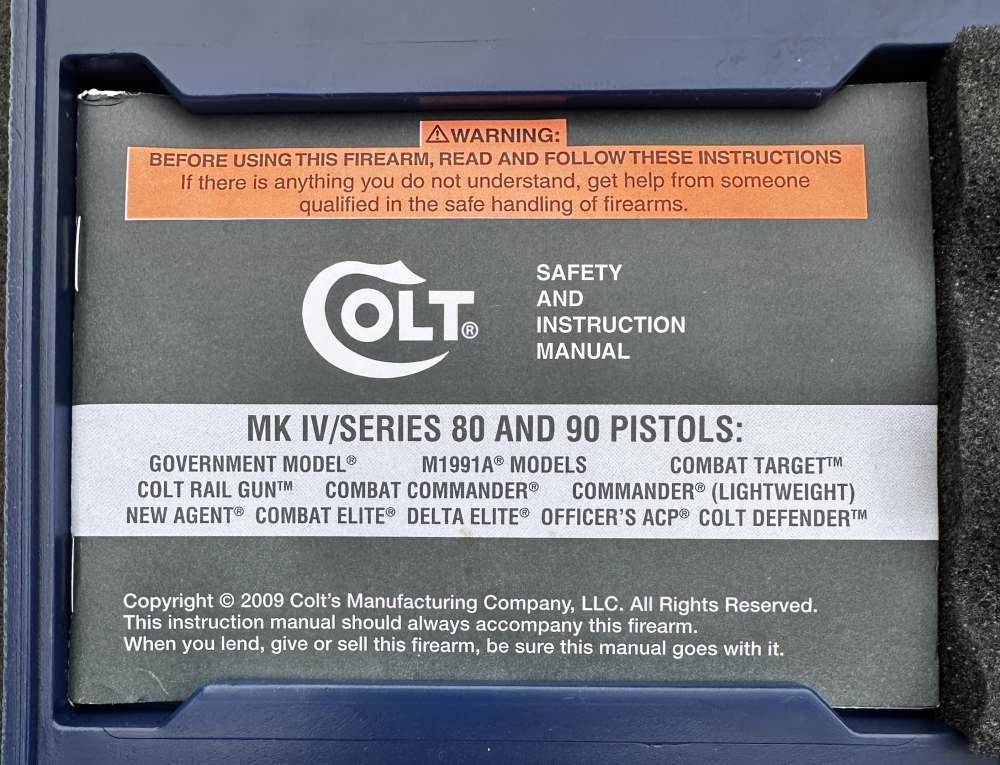 Limited Talo Colt Night Defender Lightweight .45 ACP, 2010-img-48