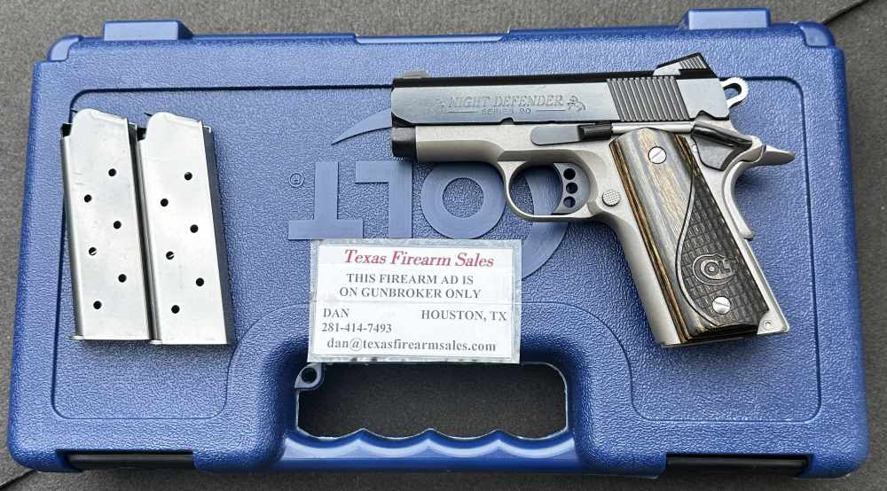 Limited Talo Colt Night Defender Lightweight .45 ACP, 2010-img-0