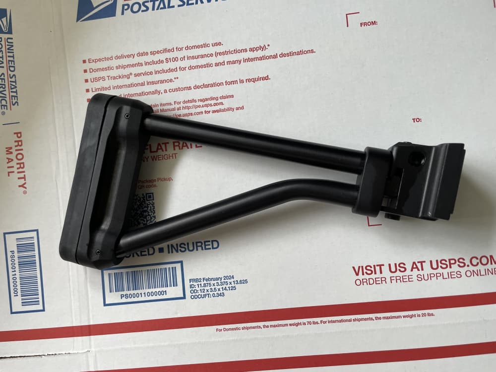 CNC Warrior Tube Stock for SAM7K Folding Stock-img-1