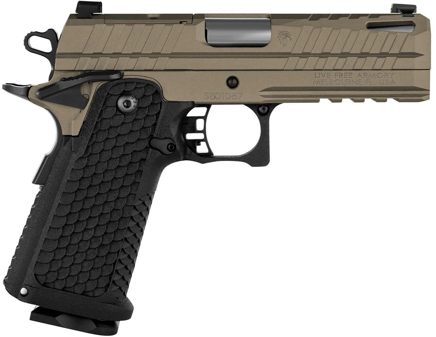 Live Free Armory Apollo 11 Compact Kit 9mm Pistol 17+1 4.15 Stainless LFAPF-img-0