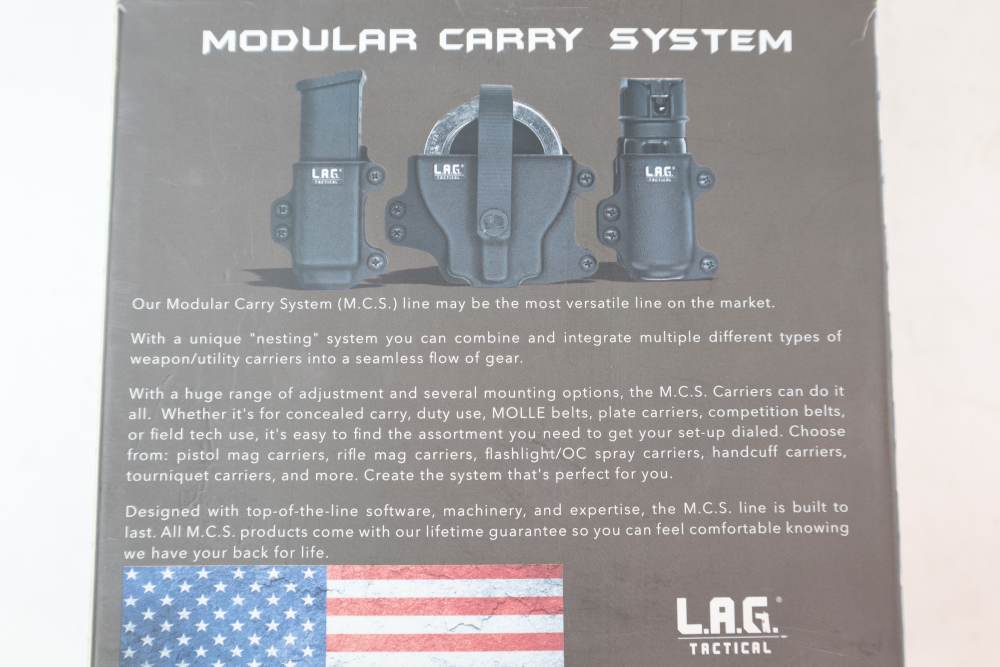 New Old Stock LAG Tactical MCS .45 ACP 10mm Full Size Mag Carrier-img-4