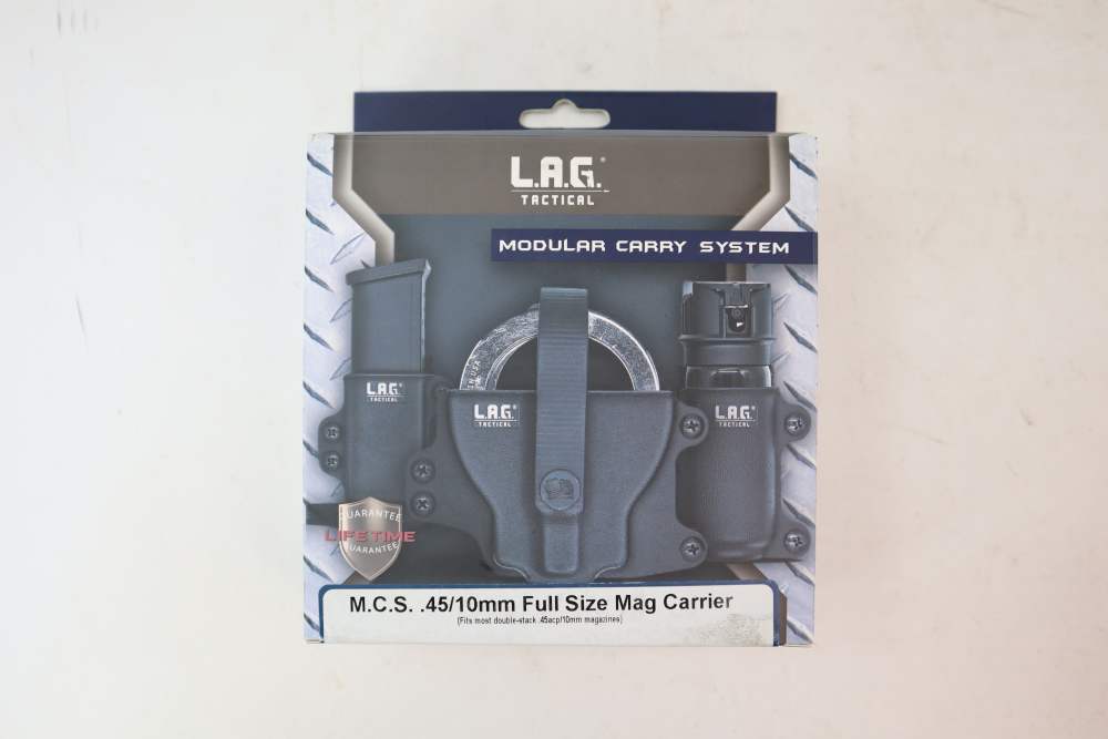 New Old Stock LAG Tactical MCS .45 ACP 10mm Full Size Mag Carrier-img-0