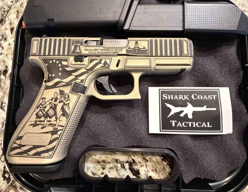 GLOCK 45 V 9mm Optic Ready Spirit of 1776 Shark Coast Tactical-img-2