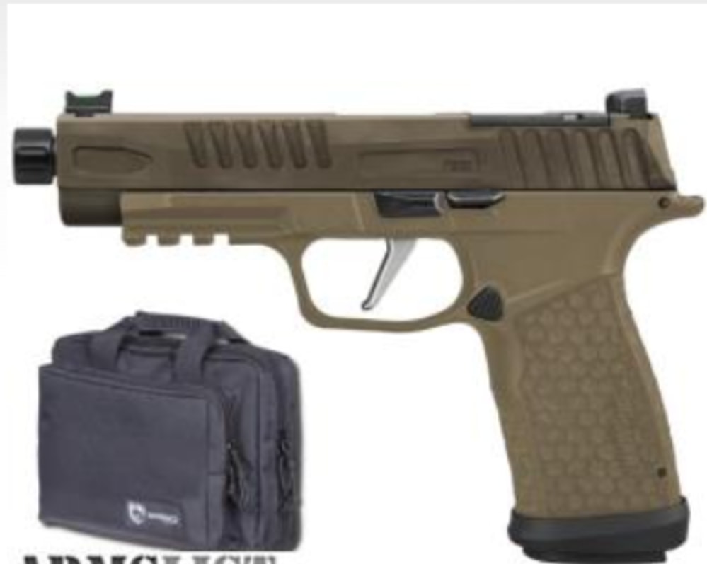 SIG SAUER P365 FUSE TACTICAL 9MM 4.3" THREADED BBL, TWO TONE TAN O.R. -img-1